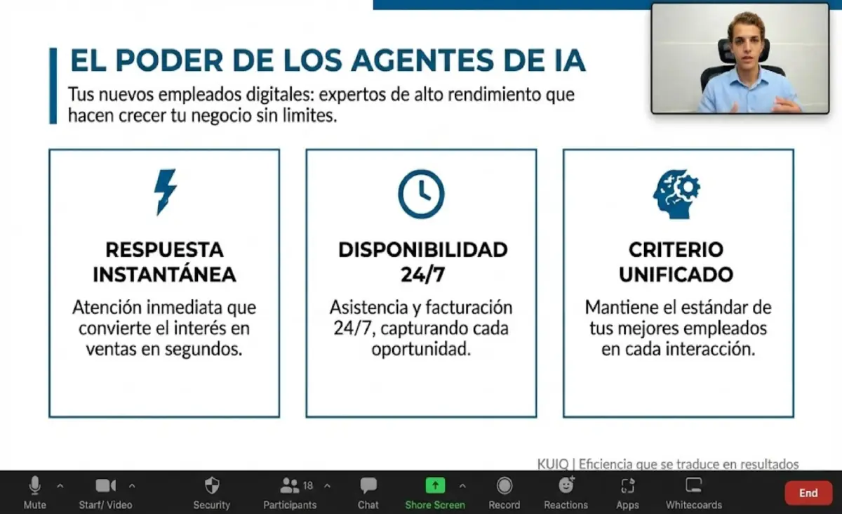 Speaker en evento KUIQ